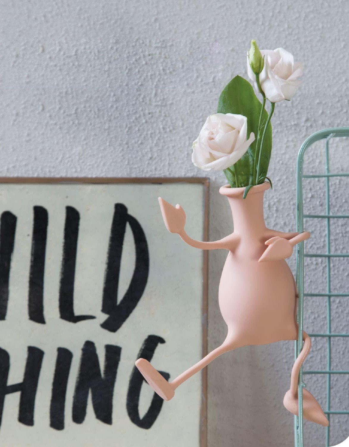 flower vase with arms legs 4