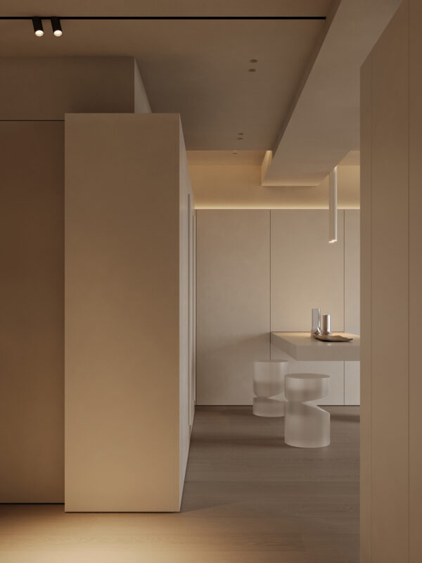 A Beautifully Minimal One Bedroom Apartment [With Floor Plan]