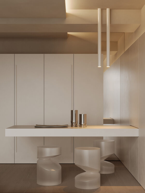 A Beautifully Minimal One Bedroom Apartment [With Floor Plan]