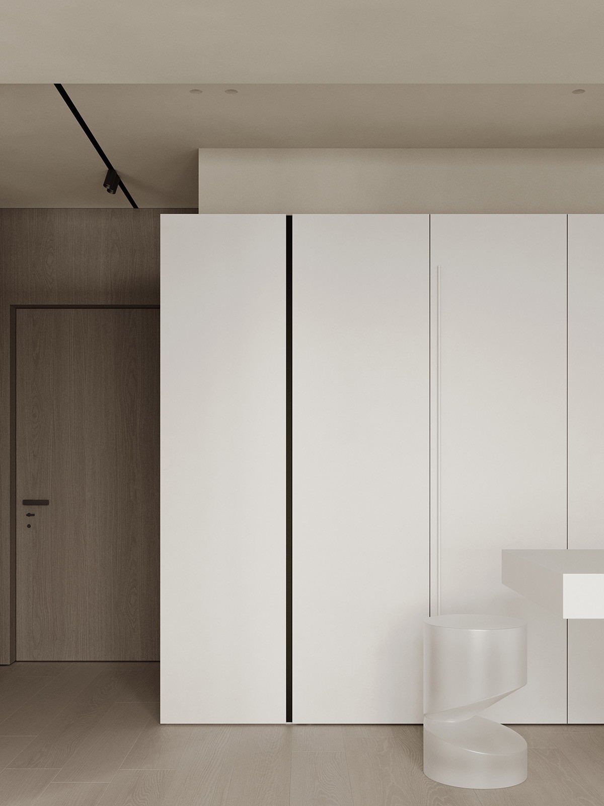 minimalist one bedroom apartment 13