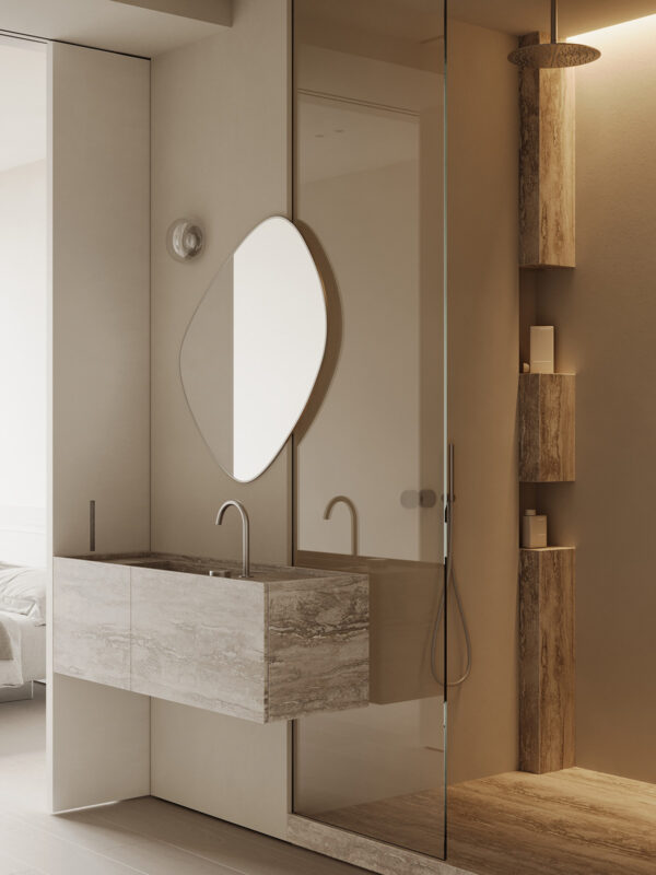 A Beautifully Minimal One Bedroom Apartment [With Floor Plan]