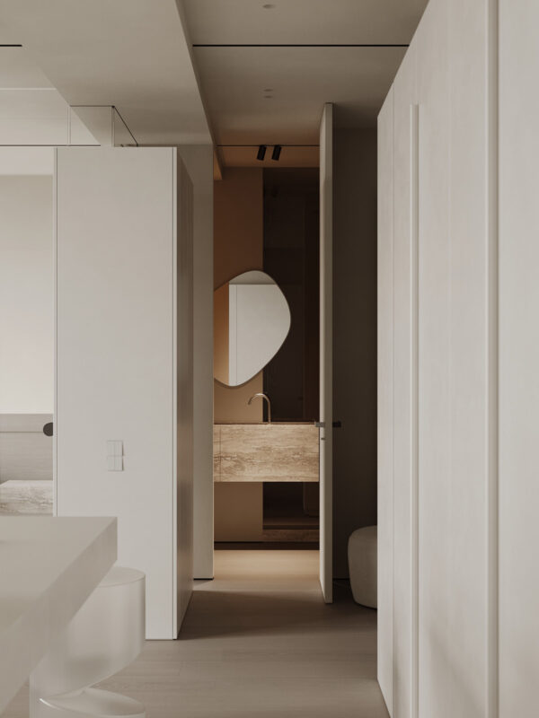 A Beautifully Minimal One Bedroom Apartment [With Floor Plan]