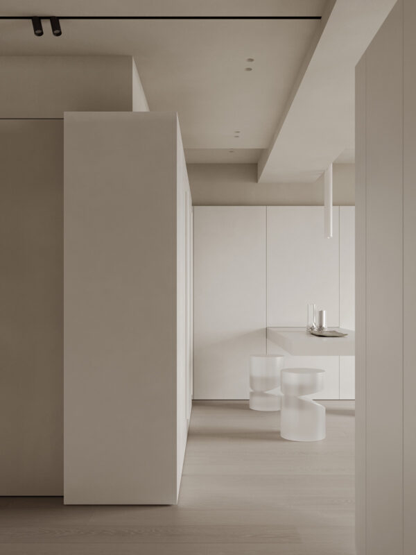 A Beautifully Minimal One Bedroom Apartment [With Floor Plan]