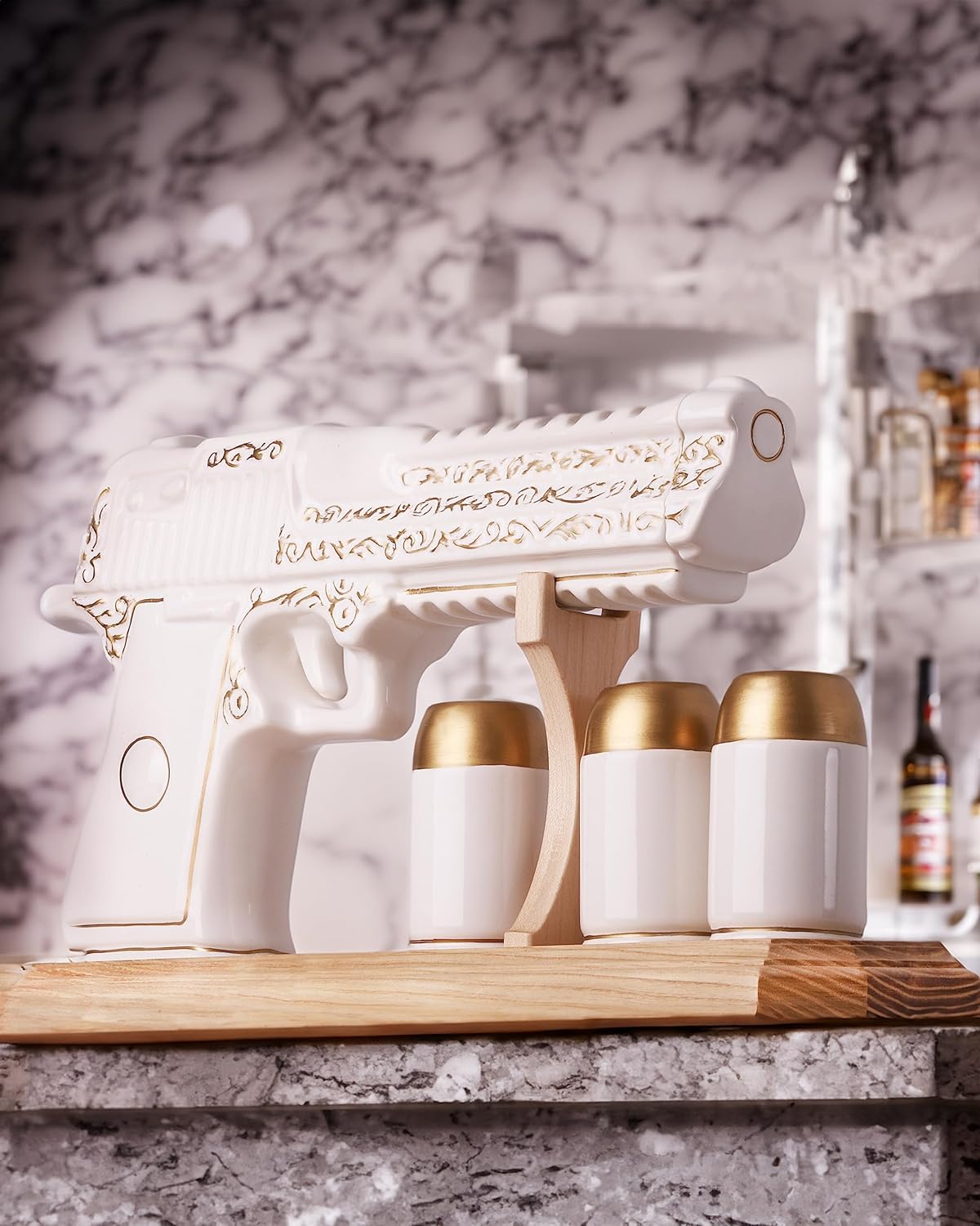 Product Of The Week: Pistol Shaped Decanter Set