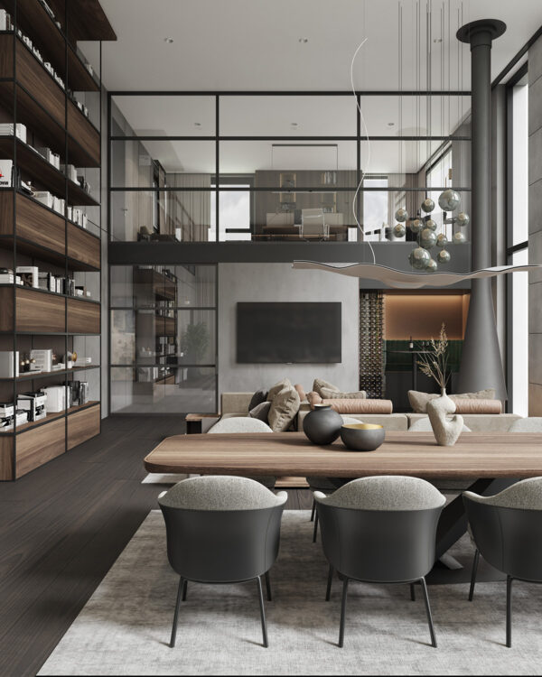 Three Homes with High Ceilings and High Design