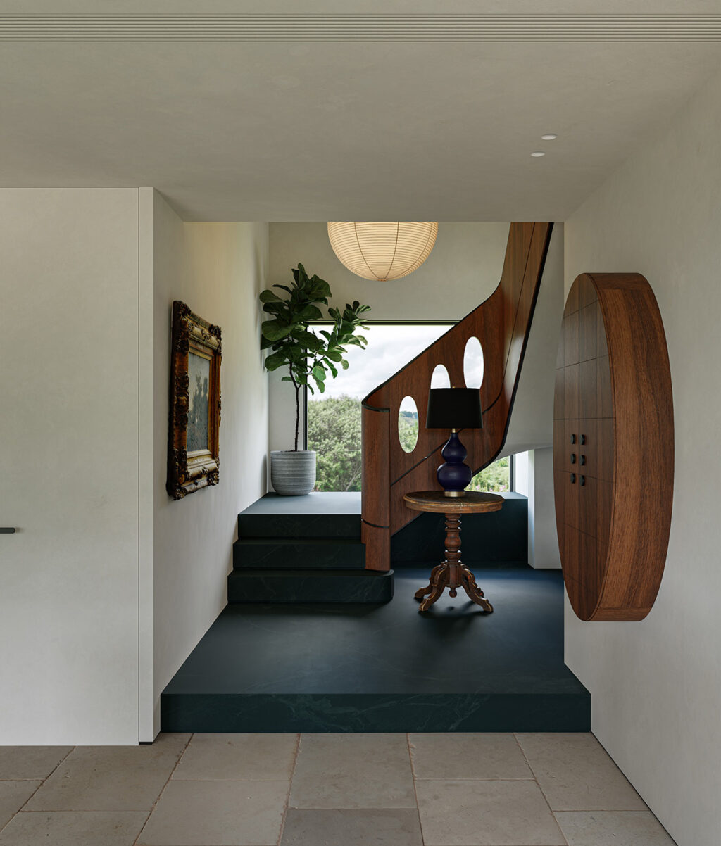 Photo inspiration: Curated Sleek Lines Grand Mid Century Modern Living Room Gallery View