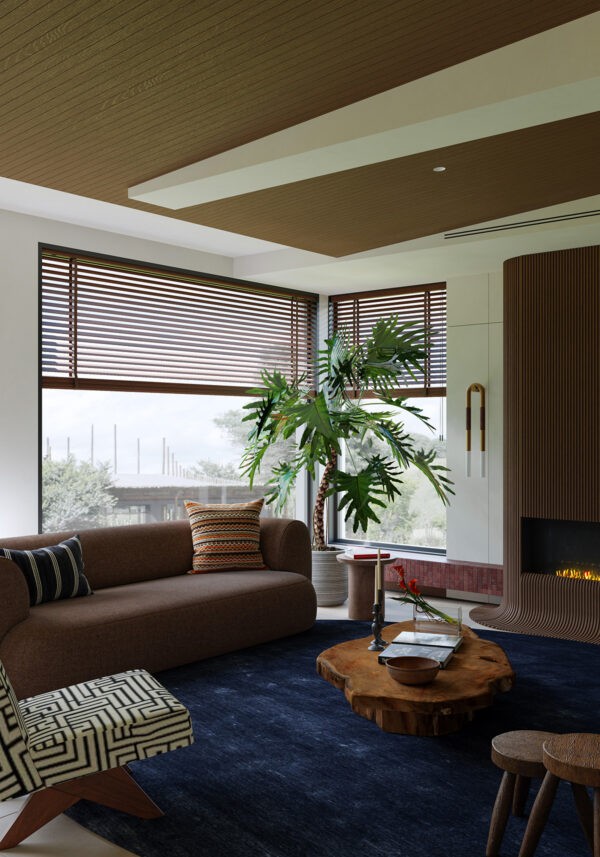 Sleek Lines and Organic Forms of a Mid-Century Modern Haven