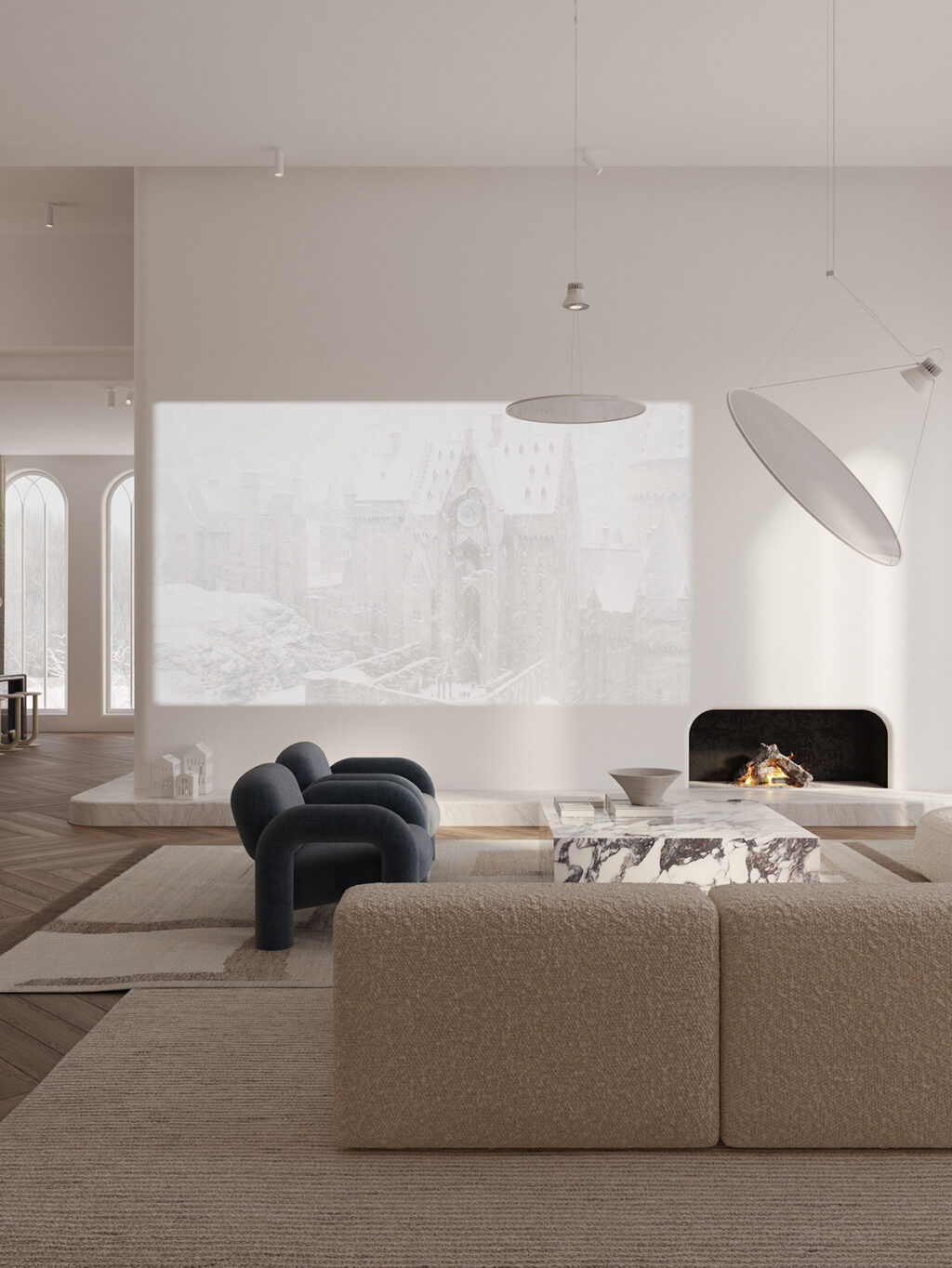 A Beautiful Minimalist Residence In London - Observational Deserving Minimalist Residence Design