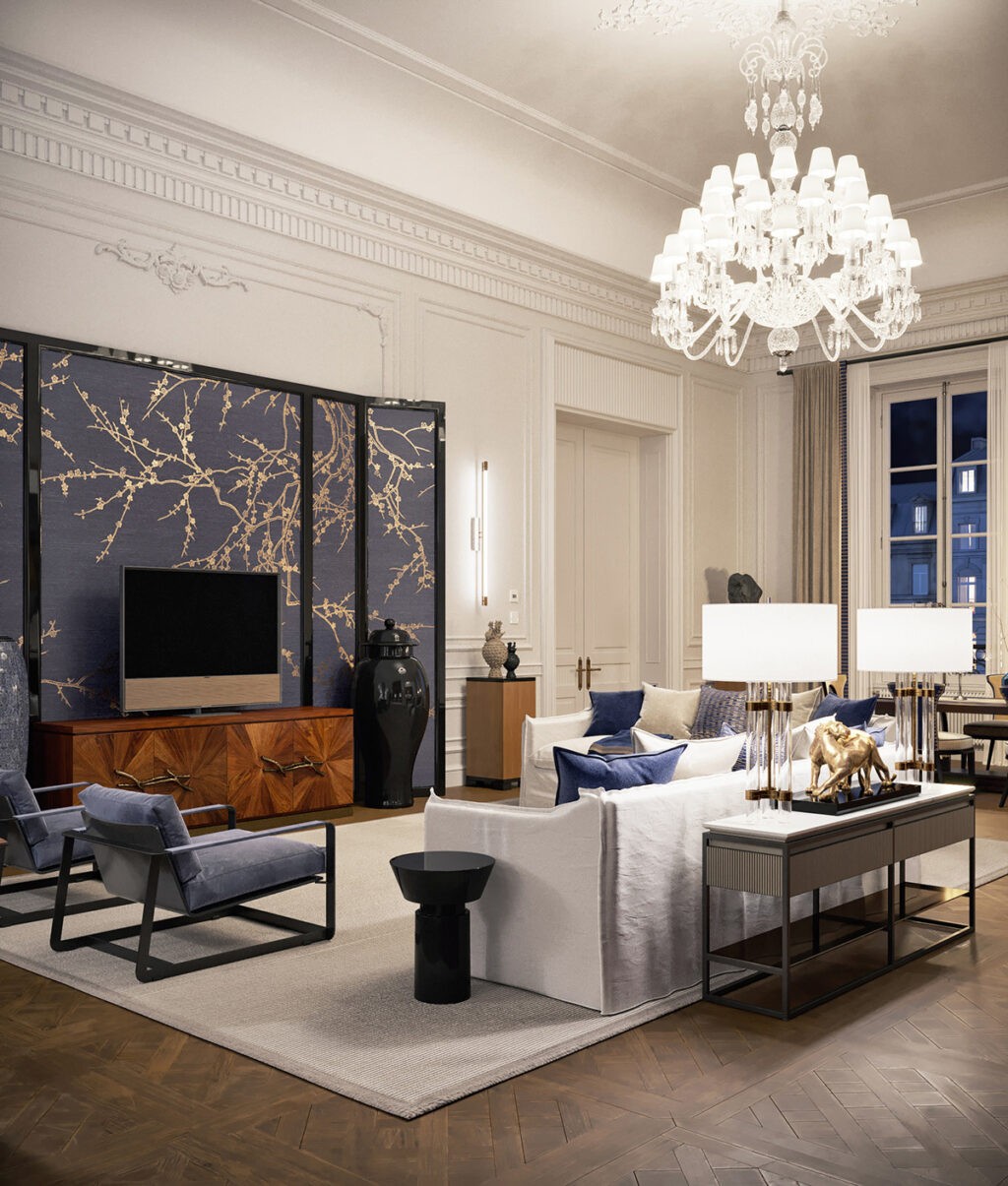 Chic and Classic: Inside a Parisian Apartment with Modern Touches