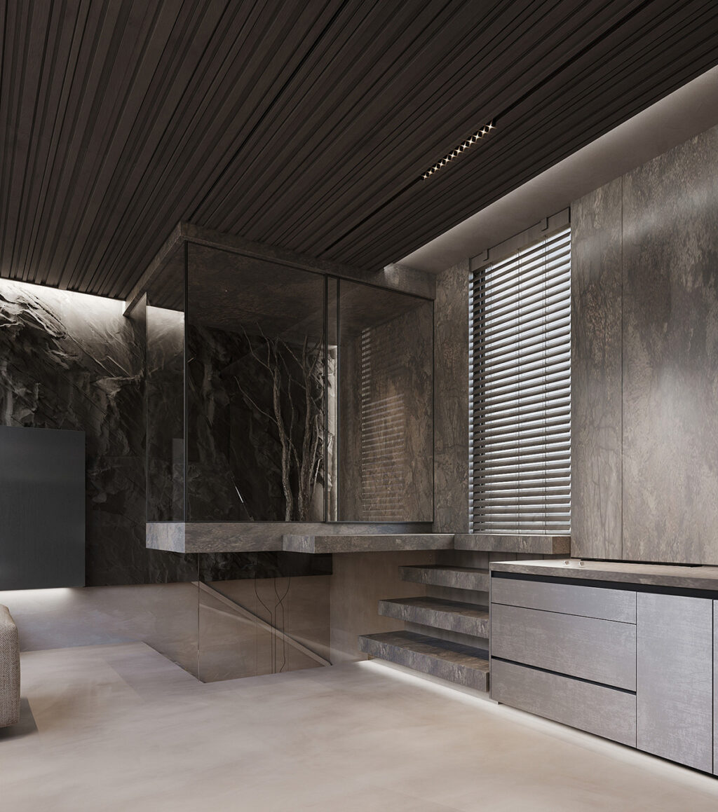 Curated Luxury Penthouse Rock Shaped Stone Gallery View 21