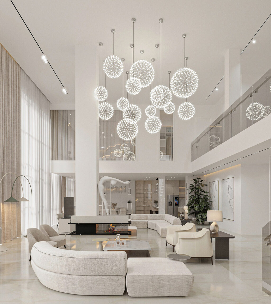 Curated visual reference: A Stunning Ukrainian Penthouse Embracing A Limited Color Palette Photo Inspiration