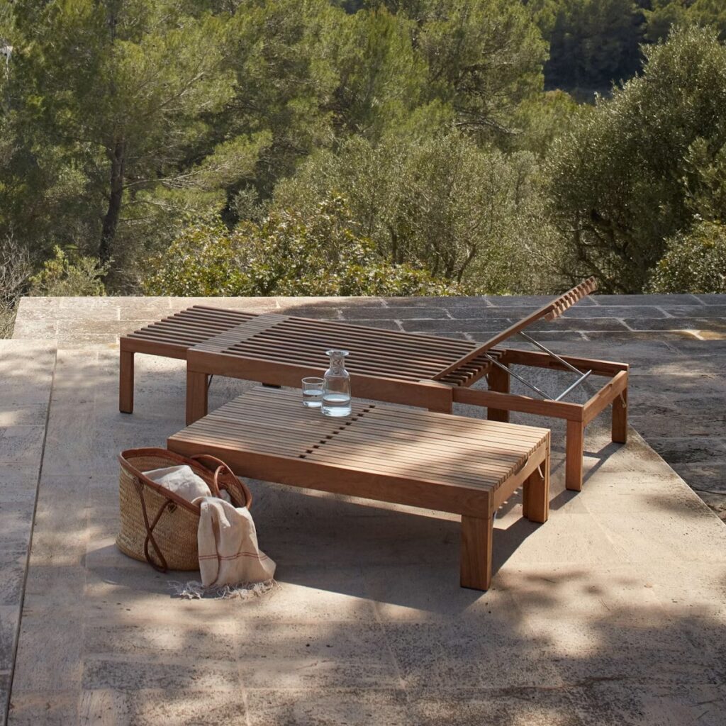 View of 53 Wood Patio Furniture Picks for Updated Outdoor Living