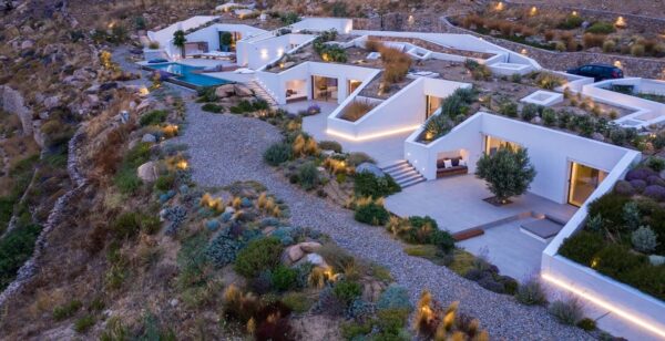 Boho Luxury Villa With Party Terrace in Mykonos, Greece