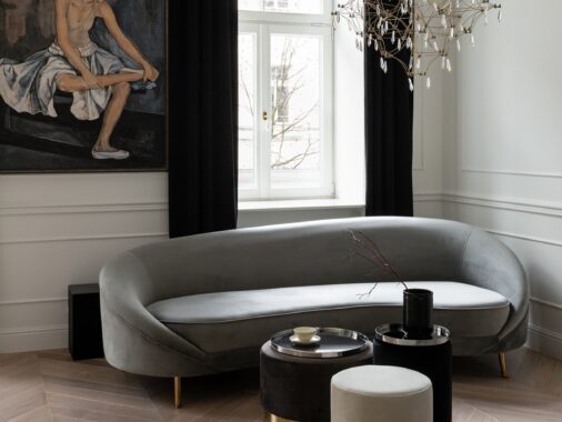 living room with sofa