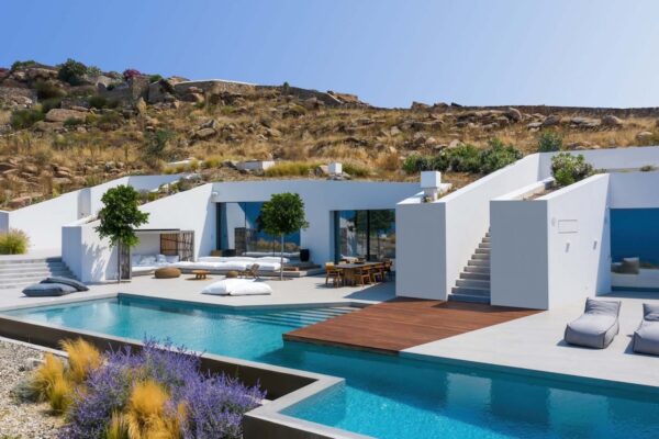 Boho Luxury Villa With Party Terrace in Mykonos, Greece