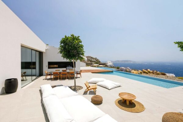 Boho Luxury Villa With Party Terrace in Mykonos, Greece