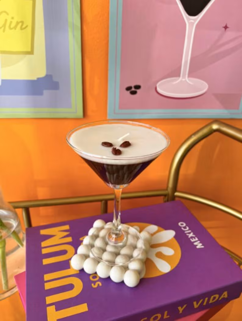 espresso martini candle