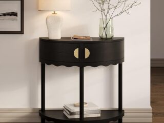 Product of the Week: Scalloped Skirt Half Moon Console Table