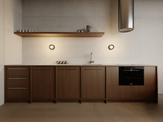 Kazakhstan Apartment with Unusual Room Shapes: A Bold Take on Modern Design