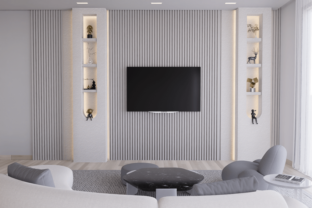 tv wall simple