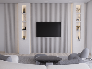 Simple TV Wall Design Ideas for a Sleek and Modern Living Room