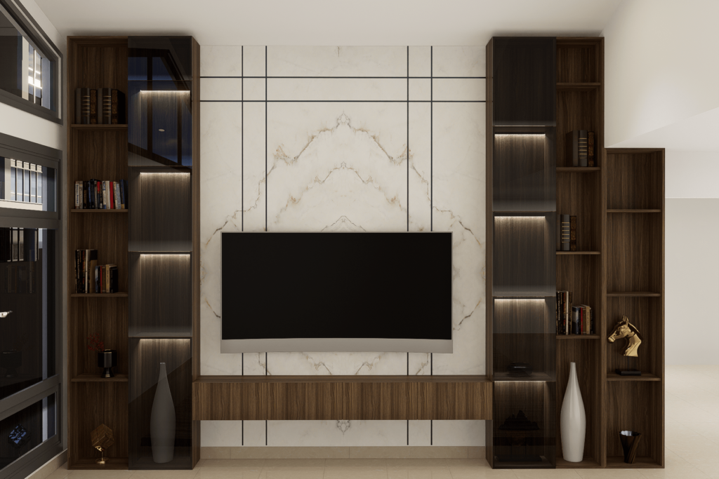 Simple TV Wall Design Ideas for a Sleek and Modern Living Room