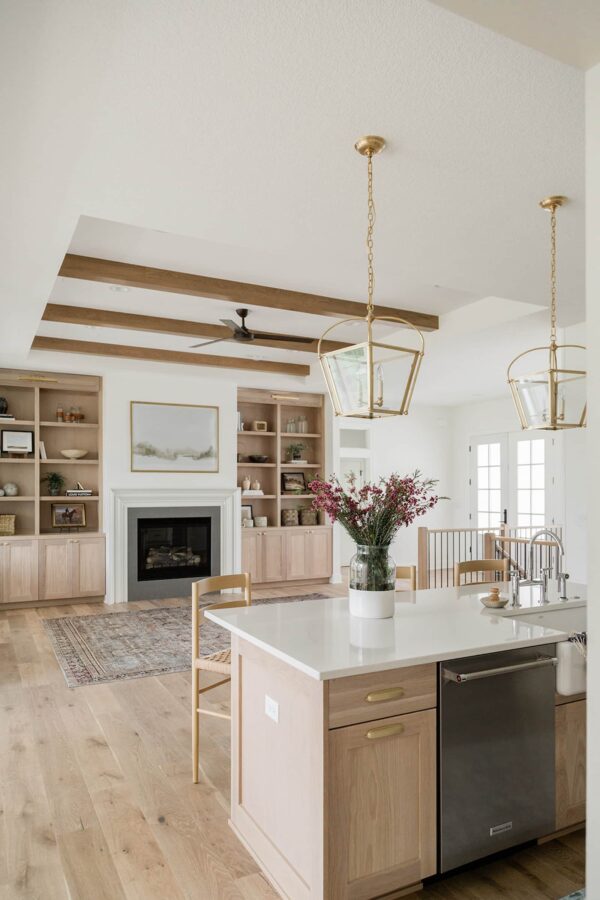 different wooden tones